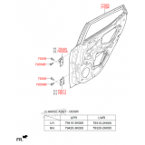 Πόρτα πίσω αριστερή Hyundai I10 (BA,IA) 2013-2019