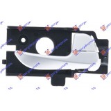 Χερούλι πόρτας εμπρός έσω δεξί ασημί Hyundai I10 (BA,IA) 2013-2016
