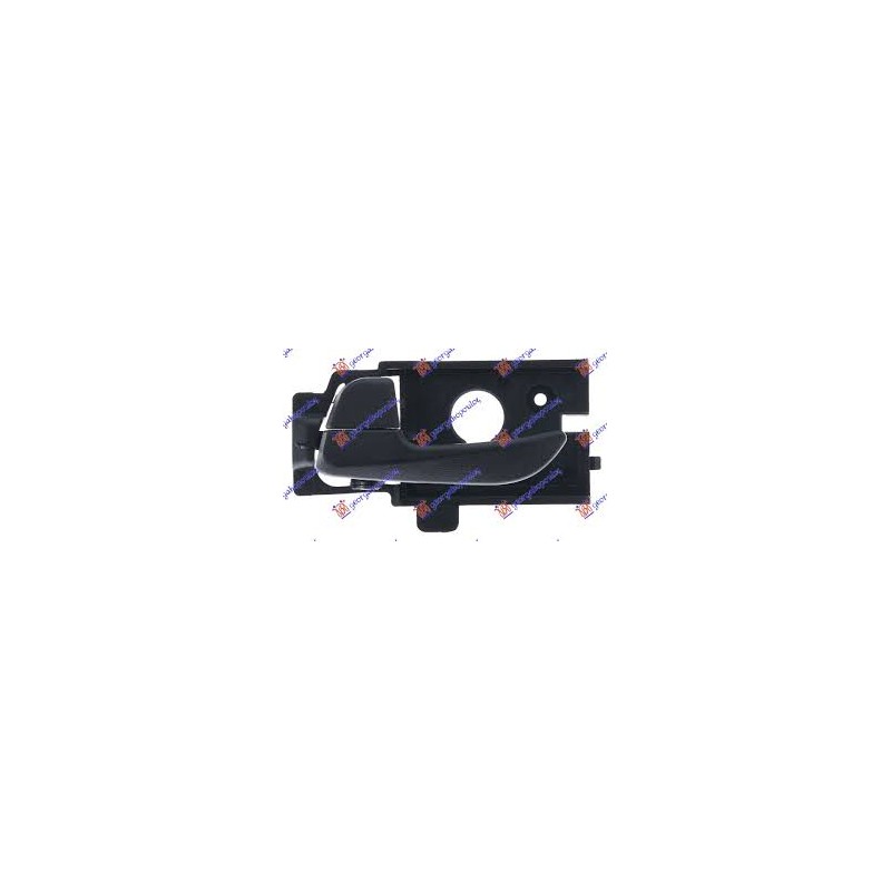 Χερούλι πόρτας εμπρός έσω αριστερό μαύρο Hyundai I10 (BA,IA) 2013-2016