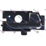 Χερούλι πόρτας εμπρός έσω δεξί μαύρο Hyundai I10 (BA,IA) 2013-2016