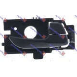 Χερούλι πόρτας πίσω έσω δεξί μαύρο Hyundai I10 (BA,IA) 2013-2016