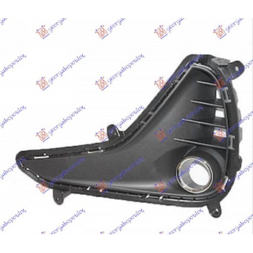 Δίχτυ προφυλακτήρα εμπρός αριστερό (με τρύπα για προβολέα) Hyundai I10 (BA,IA) 2016-2019