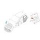 Καπάκι καθρέφτη αριστερό (με θέση για φλας) Hyundai I10 (AC3,AI3) 2019-