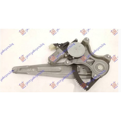 Γρύλλος παραθύρου πίσω ηλεκτρικός δεξιός (χωρίς μοτέρ) Hyundai I20 (PB,PBT) 2008-2014