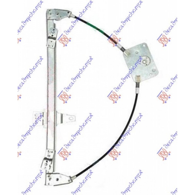 Γρύλλος παραθύρου εμπρός ηλεκτρικός αριστερός (χωρίς μοτέρ) Hyundai I20 (GB,IB) H/B 2014-2020