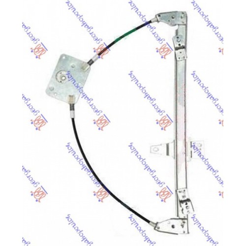 Γρύλλος παραθύρου εμπρός ηλεκτρικός δεξιός (χωρίς μοτέρ) Hyundai I20 (GB,IB) H/B 2014-2020