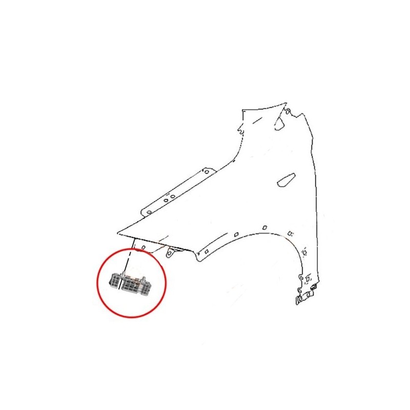 Βάση προφυλακτήρα εμπρός πλαινή δεξιά Hyundai I20 (BC3,BI3) 2020-