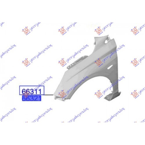 Φτερό εμπρός αριστερό Hyundai I20 (BC3,BI3) 2020-