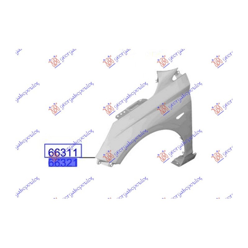 Φτερό εμπρός δεξί Hyundai I20 (BC3,BI3) 2020-