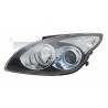 Φανάρι εμπρός αριστερό μαύρο (TYC) Hyundai I30 (FD) 2007-2012