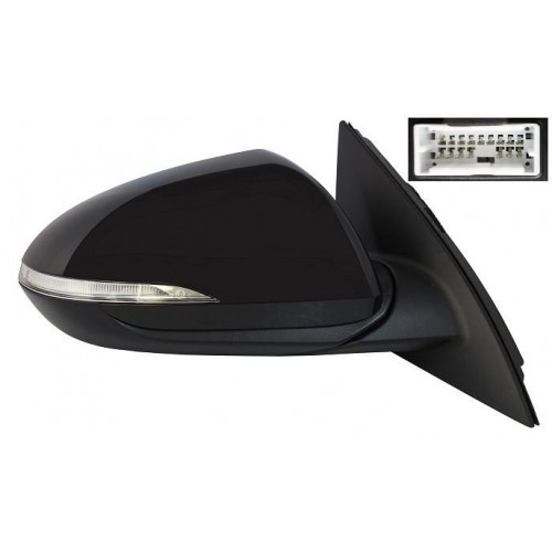 Καθρέφτης δεξιός ηλεκτρικός ηλεκτρικά αναδιπλώμενος βαφόμενος (με φλας) (8PIN) Hyundai I30 (PD,PDE,PDEN) 2017-