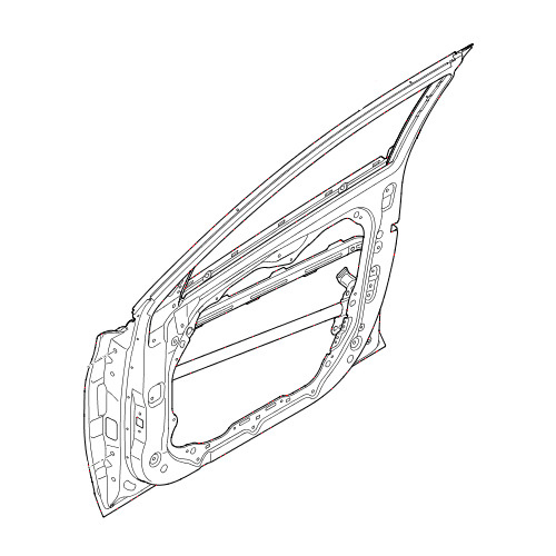 Πόρτα εμπρός αριστερή Hyundai I30 (PD,PDE,PDEN) H/B 2017-