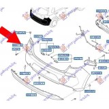 Προφυλακτήρας πίσω (με PDC) Hyundai I30 (PD,PDE,PDEN) H/B 2017-