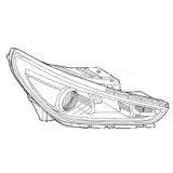 Φανάρι εμπρός δεξί (με φως στροφής) Hyundai I30 (PD,PDE,PDEN) H/B 2017-2020