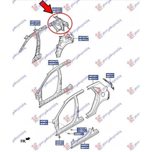 Φανοστάτης πίσω δεξιός Hyundai I30 (PD,PDE,PDEN) H/B 2017-2020