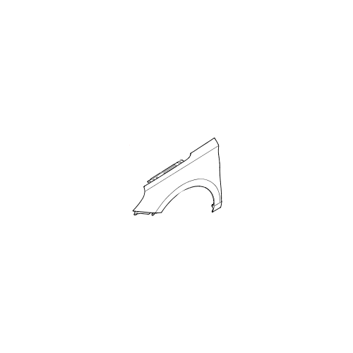 Φτερό εμπρός αριστερό (με τρύπα για φλας) Hyundai I30 (PD,PDE,PDEN) 2017-