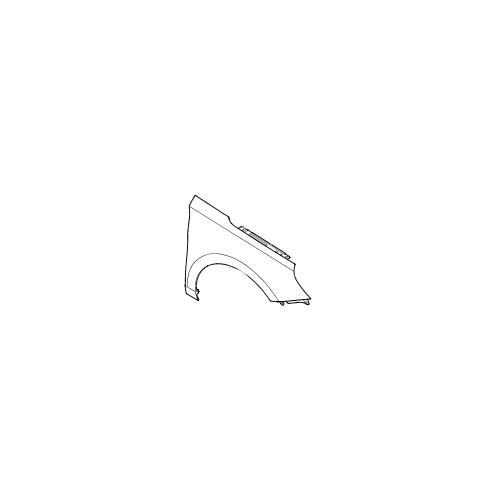 Φτερό εμπρός δεξί (χωρίς τρύπα για φλας) Hyundai I30 (PD,PDE,PDEN) 2017-