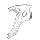 Φτερό πίσω αριστερό Hyundai I30 (PD,PDE,PDEN) F/B 2017-