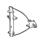 Γρύλλος παραθύρου εμπρός ηλεκτρικός αριστερός (χωρίς μοτέρ) Hyundai Atos Prime (MX) 1999-2007