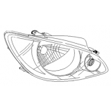 Φανάρι εμπρός δεξί Hyundai Getz (TB) 2006-2010