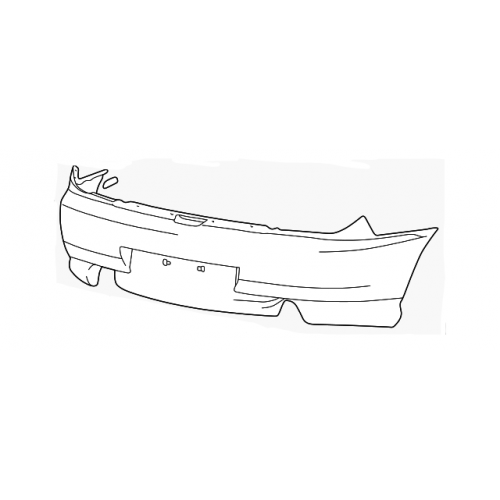 Προφυλακτήρας πίσω Hyundai Coupe (GK) 2001-2007