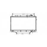 Ψυγείο νερού (67X37,6) Hyundai Lantra (J-1) 1990-1995