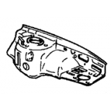 Θόλος μεταλλικός εμπρός αριστερός Hyundai Lantra (J-2) 1995-1999