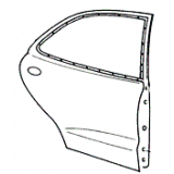 Πόρτα πίσω δεξιά Hyundai Lantra (J-2) 1995-1999