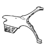 Φτερό πίσω δεξί Hyundai Lantra (J-2) 1995-1999