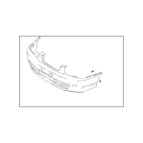 Προφυλακτήρας εμπρός Hyundai Elantra (XD) 2004-2007