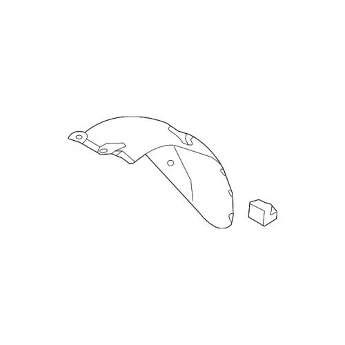 Θόλος πλαστικός πίσω αριστερός Hyundai Elantra (MD,UD) 2011-2013