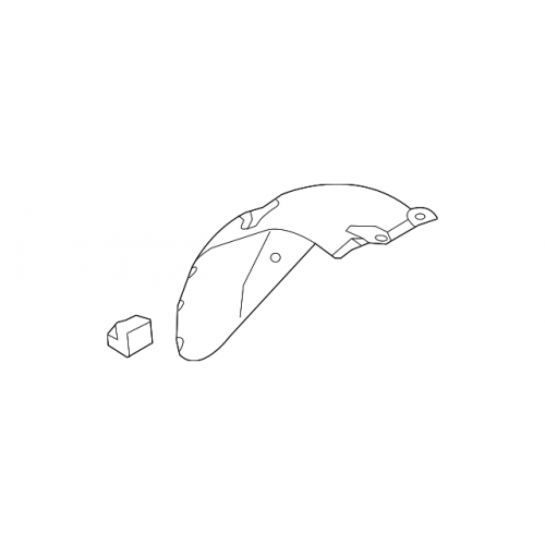 Θόλος πλαστικός πίσω δεξιός Hyundai Elantra (MD,UD) 2011-2013