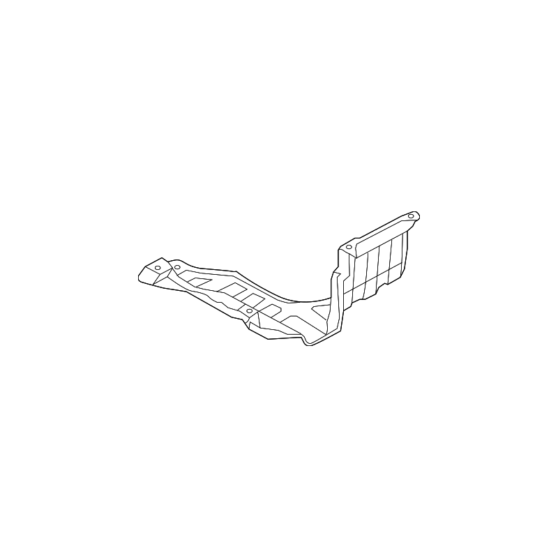 Ποδιά μηχανής πλαστική αριστερή Hyundai Elantra (MD,UD) 2011-2013