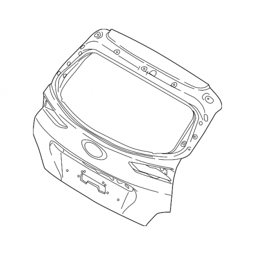 Τζαμόπορτα Hyundai Kona (OS,OSE,OSI) 2017-2020