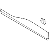 Φάσα πίσω δεξιάς πόρτας Hyundai Kona (OS,OSE,OSI) 2017-