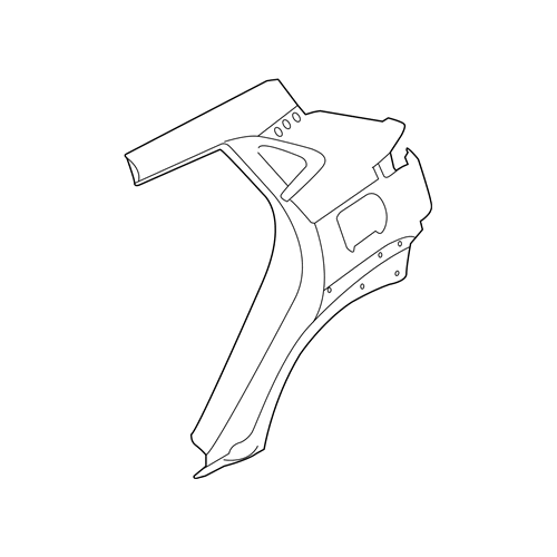 Φτερό πίσω αριστερό Hyundai Kona (OS,OSE,OSI) 2017-