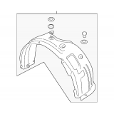 Θόλος πλαστικός εμπρός δεξιός Hyundai Kona (OS,OSE,OSI) 2020-