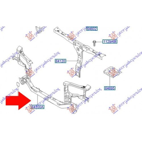 Μετώπη εμπρός Hyundai Matrix (FC) 2006-2008
