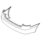 Προφυλακτήρας πίσω Hyundai Sonata (NF) 2006-2008