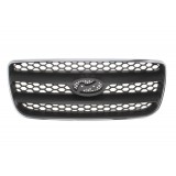 Μάσκα εμπρός μαύρη (GLS/GL/SE) Hyundai Santa Fe (CM) 2005-2009