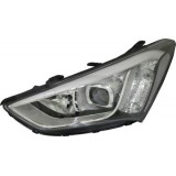 Φανάρι εμπρός αριστερό (XENON) με φως ημέρας LED (TYC) Hyundai Santa Fe (DM,DMA) 2012-2016