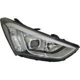 Φανάρι εμπρός δεξί (XENON) με φως ημέρας LED (TYC) Hyundai Santa Fe (DM,DMA) 2012-2016