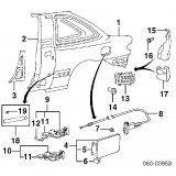 Φτερό πίσω αριστερό Hyundai Accent (X-3) H/B 1994-1999